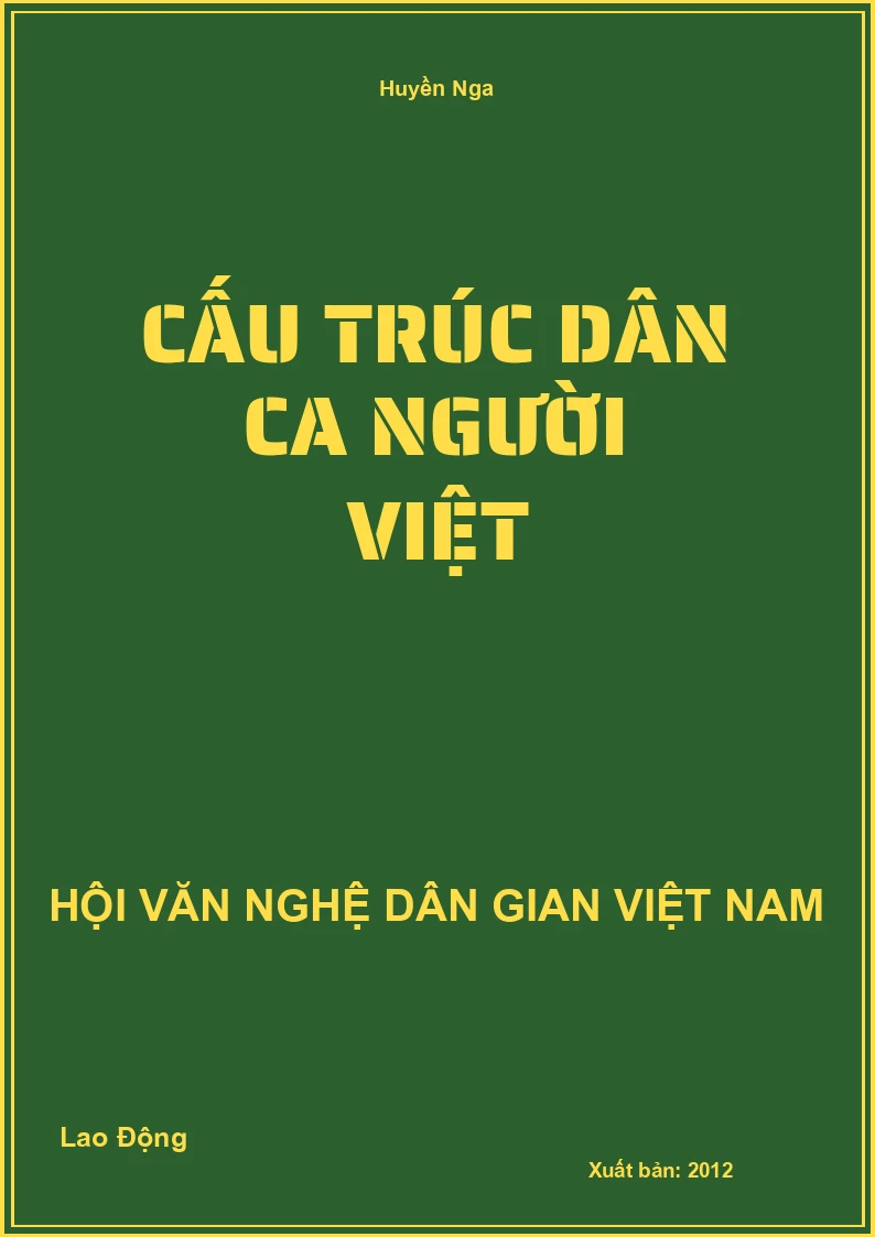 Cấu Trúc Dân Ca Người Việt