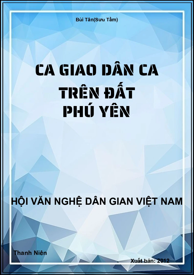 Ca Giao Dân Ca Trên Đất Phú Yên