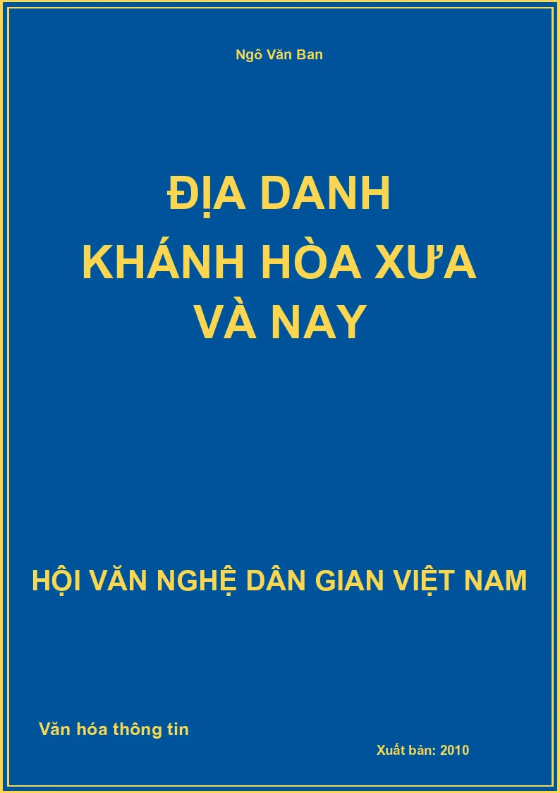 Địa Danh Khánh Hòa Xưa Và Nay