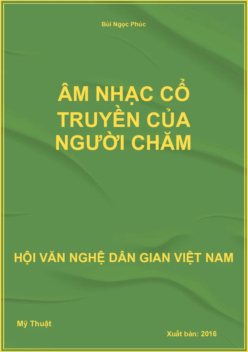 Âm Nhạc Cổ Truyền Của Người Chăm
