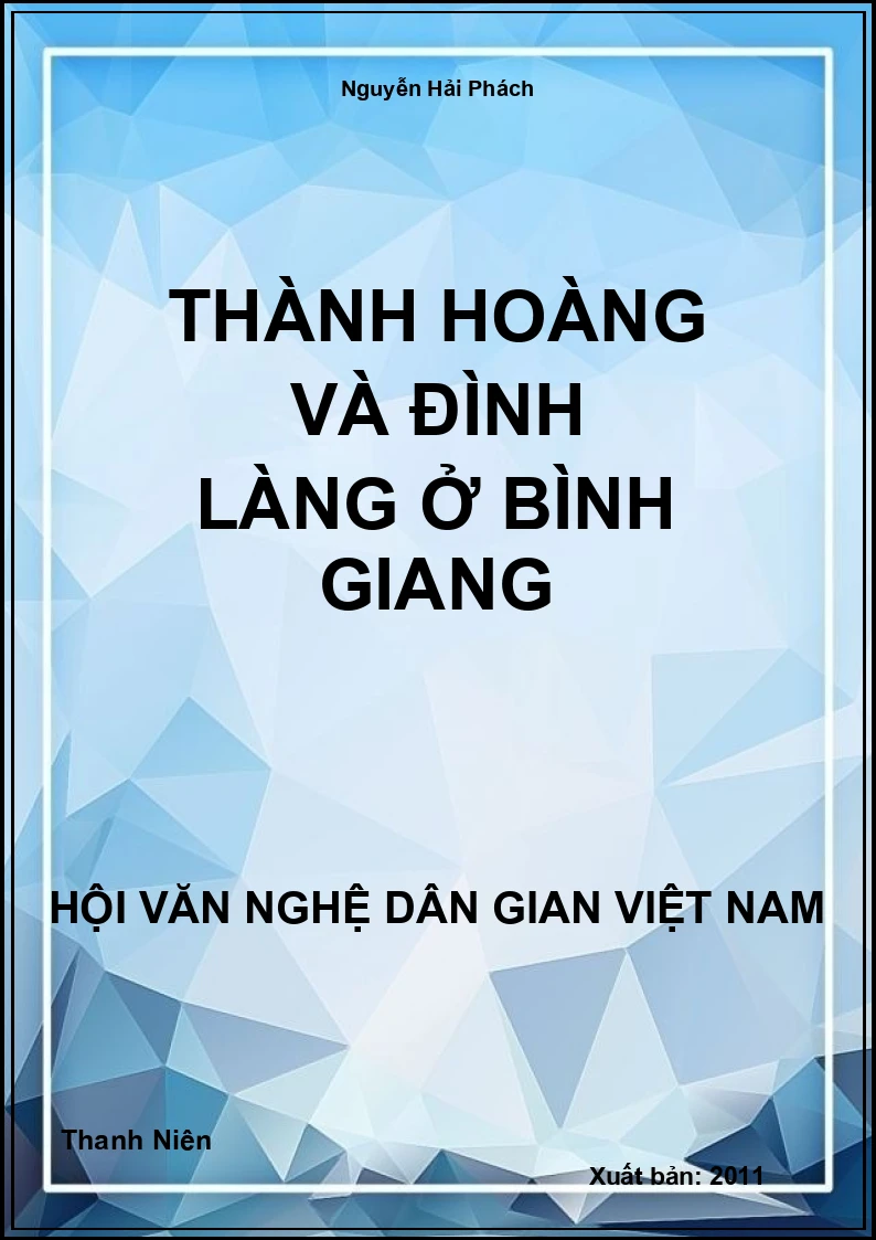 Thành Hoàng Và Đình Làng Ở Bình Giang