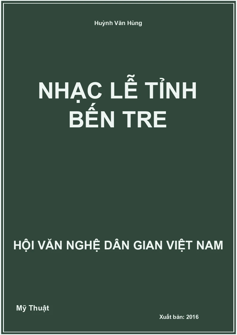 Nhạc Lễ Tỉnh Bến Tre