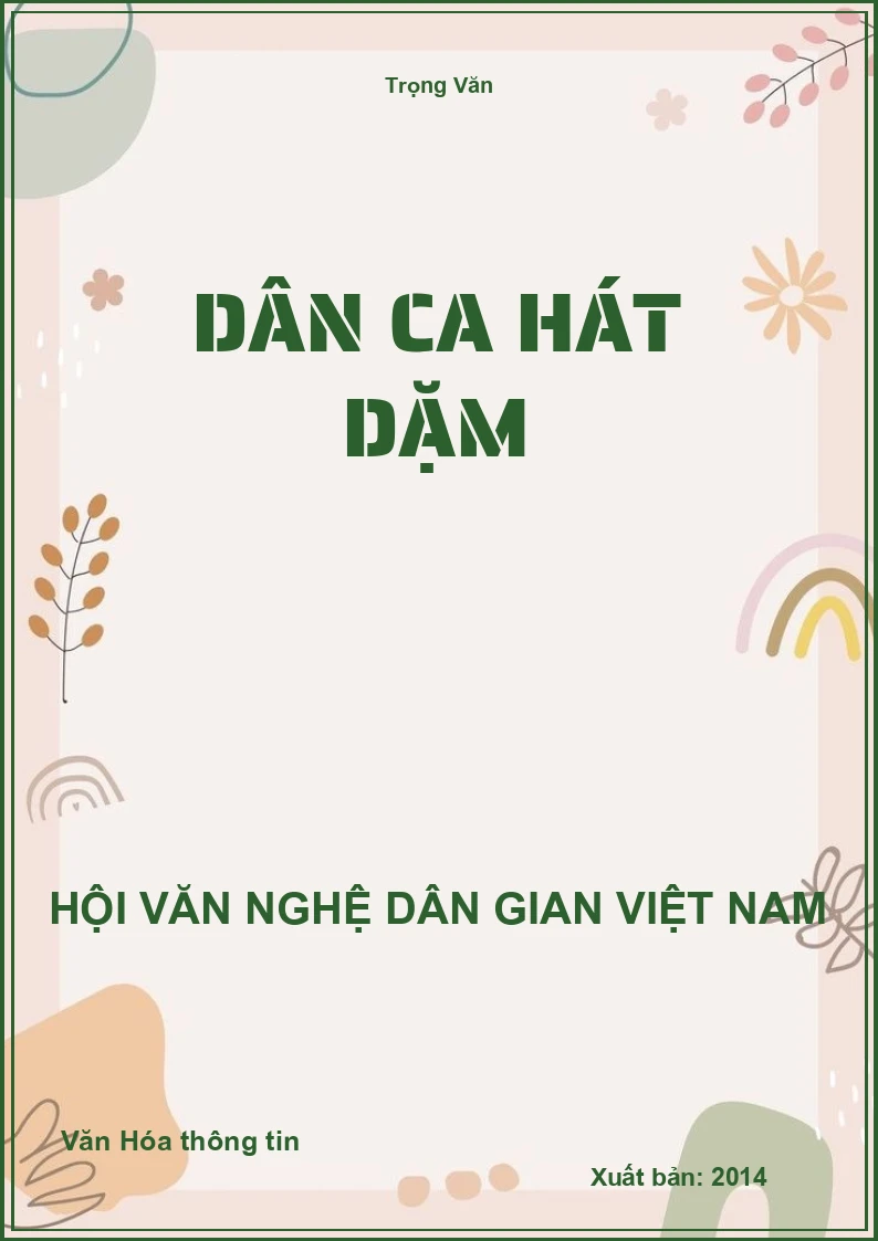 Dân Ca Hát Dặm