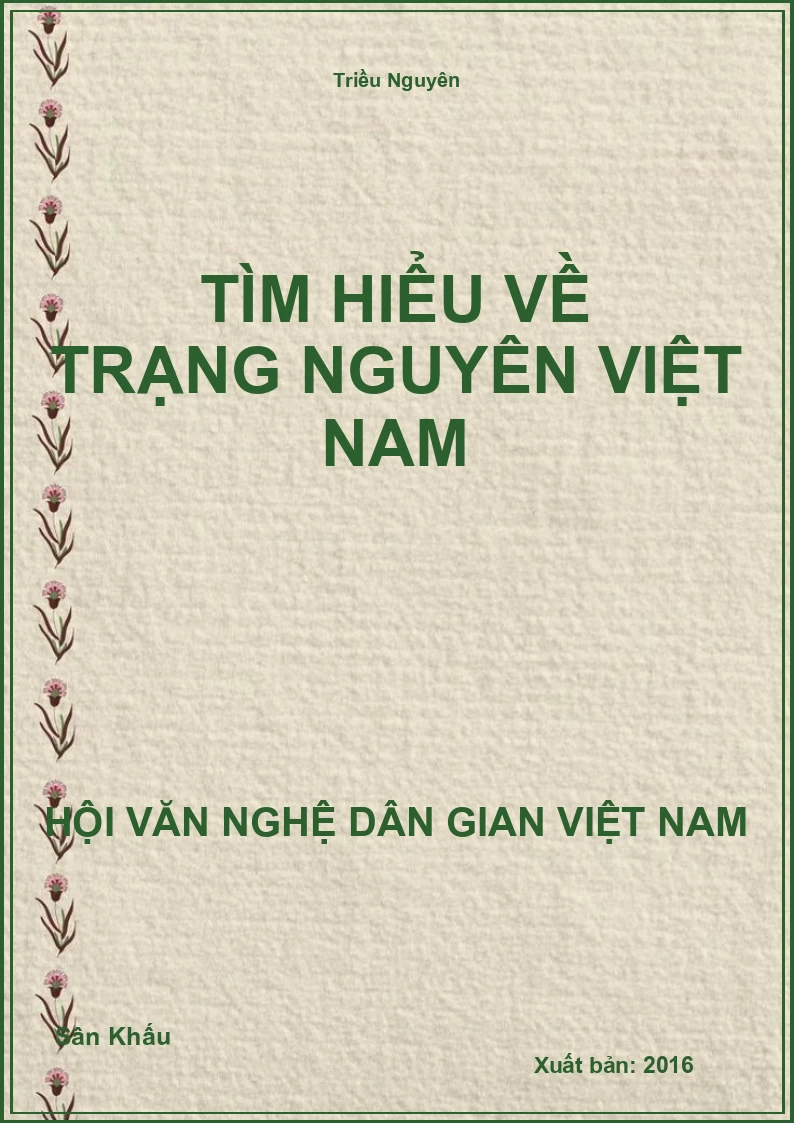 Tìm Hiểu Về Trạng Nguyên Việt Nam