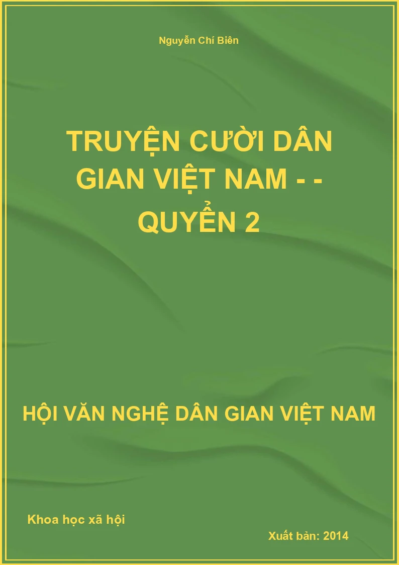 Truyện Cười Dân Gian Việt Nam - Quyển 2