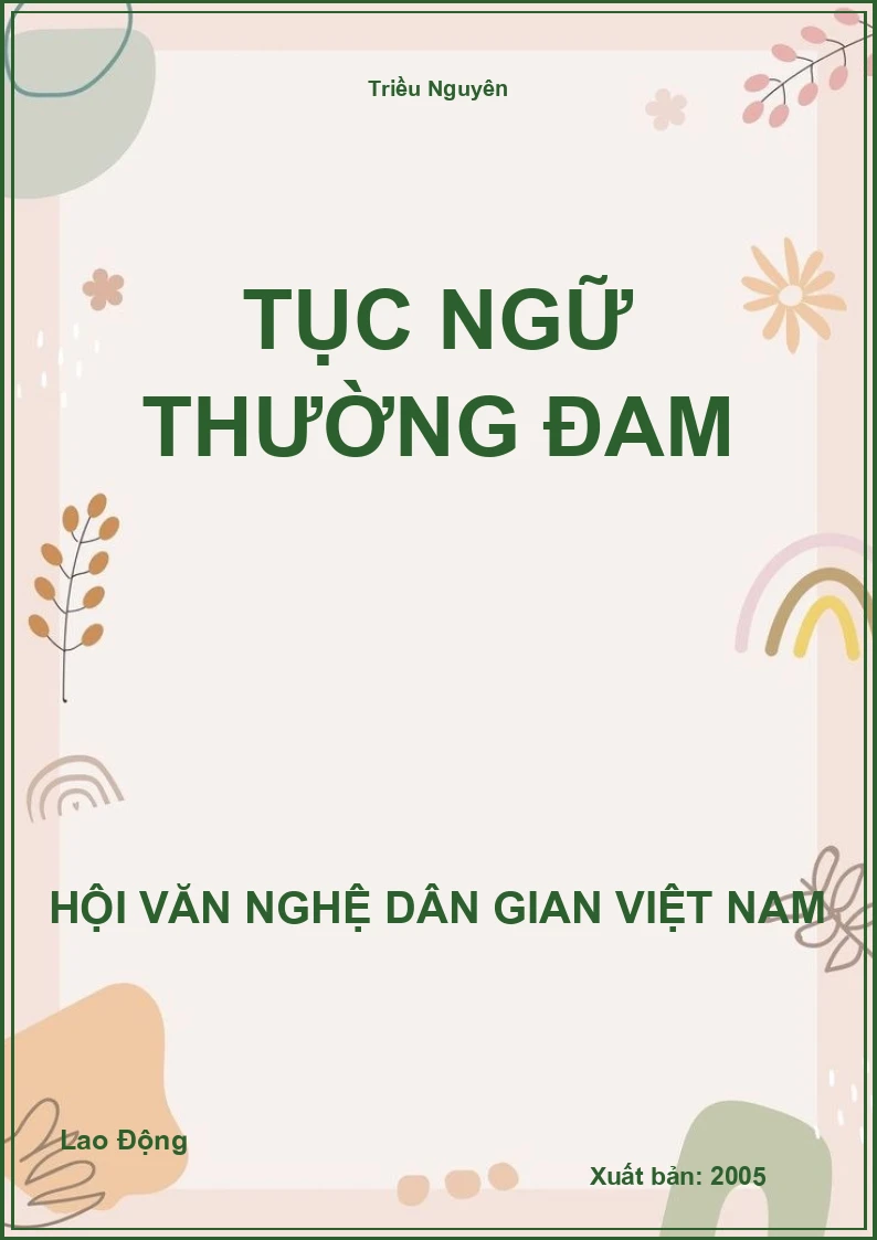 Tục Ngữ Thường Đam