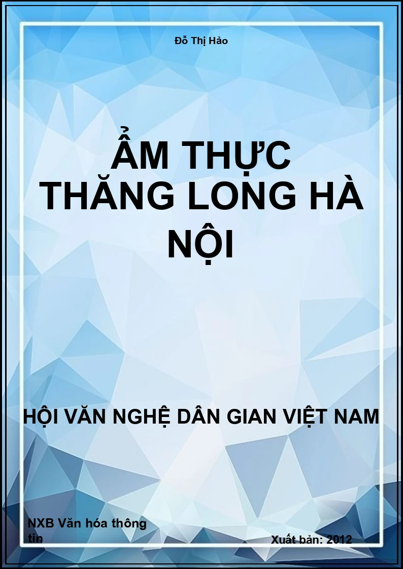 Ẩm Thực Thăng Long Hà Nội