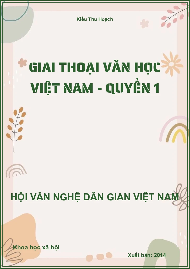 Giai Thoại Văn Học Việt Nam - Quyển 1