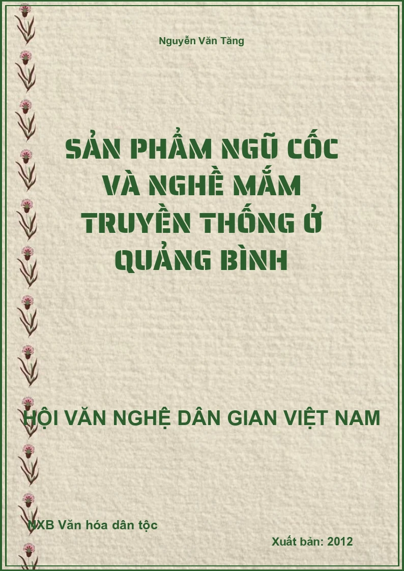 Sản Phẩm Ngũ Cốc Và Nghề Mắm Truyền Thống Ở Quảng Bình