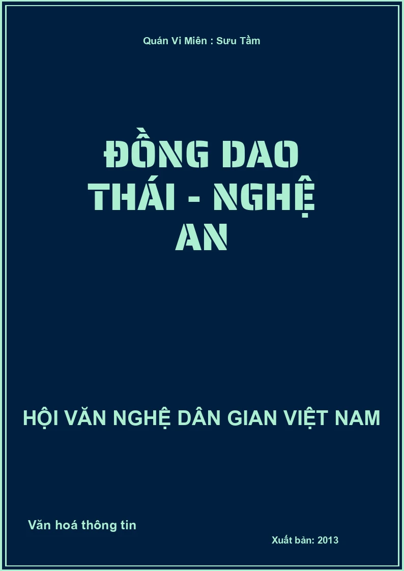 Đồng Dao Thái - Nghệ An