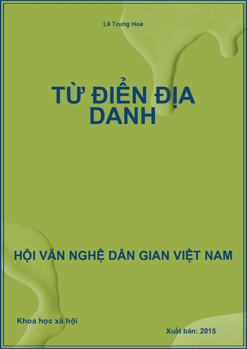 Từ Điển Địa Danh