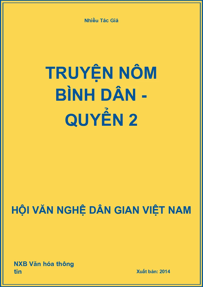 Truyện Nôm Bình Dân - Quyển 2