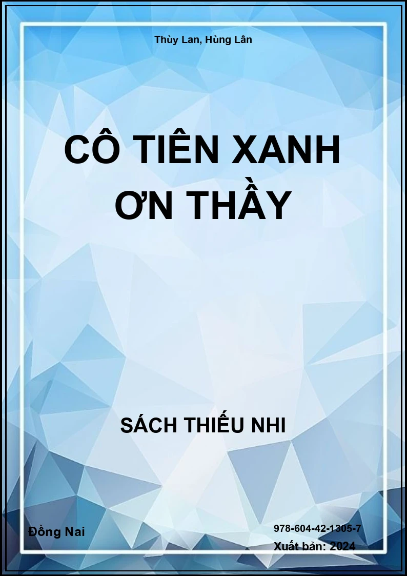 Cô Tiên Xanh ơn thầy
