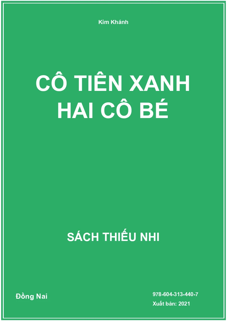 Cô Tiên Xanh Hai cô bé