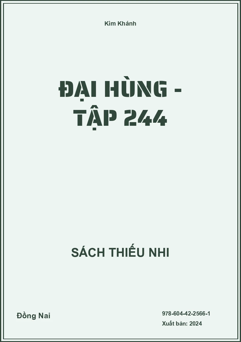 Đại hùng - Tập 244