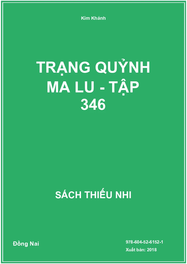 Trạng Quỷnh Ma Lu - Tập 346