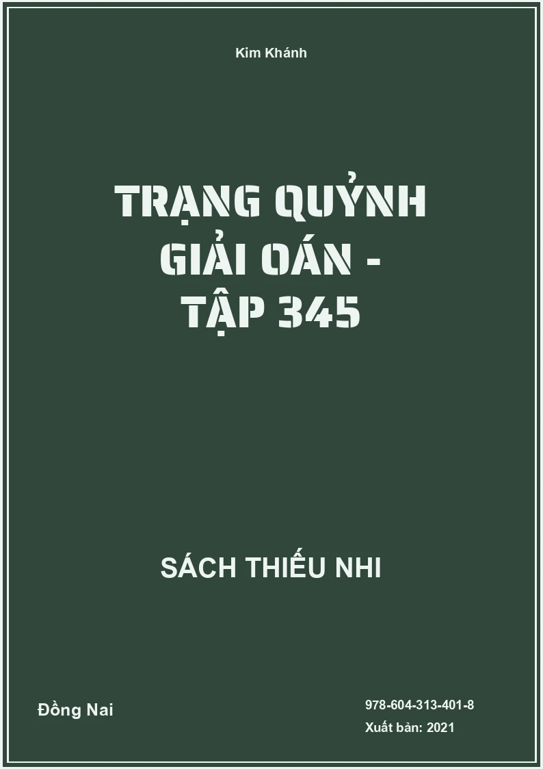 Trạng Quỷnh Giải Oán - Tập 345