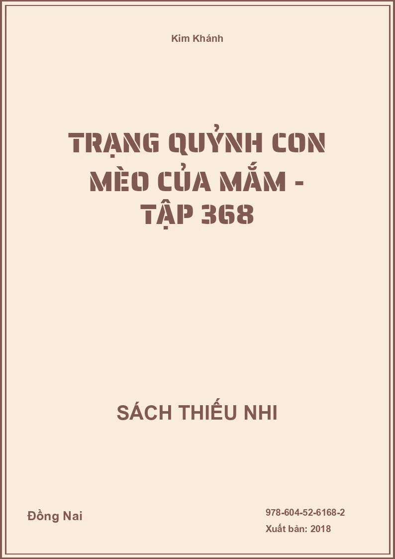 Trạng Quỷnh Con Mèo Của Mắm - Tập 368