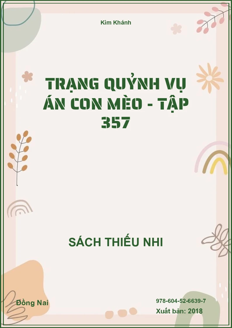 Trạng Quỷnh Vụ Án Con Mèo - Tập 357