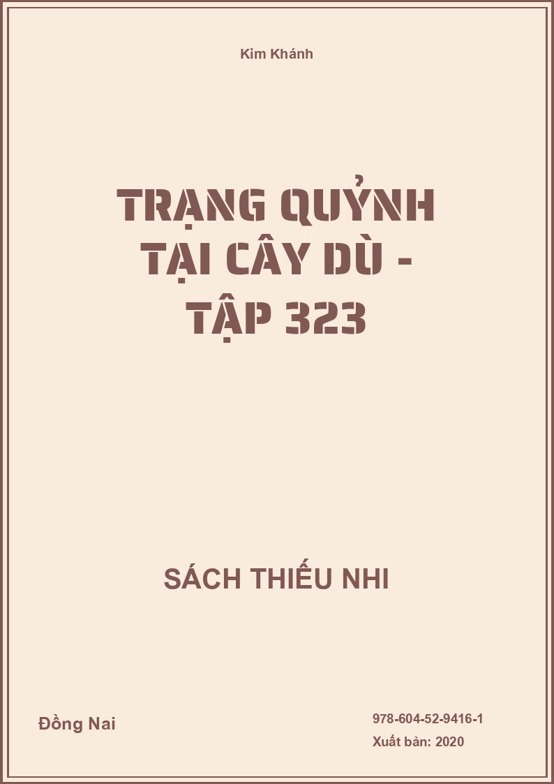 Trạng Quỷnh Tại Cây Dù - Tập 323