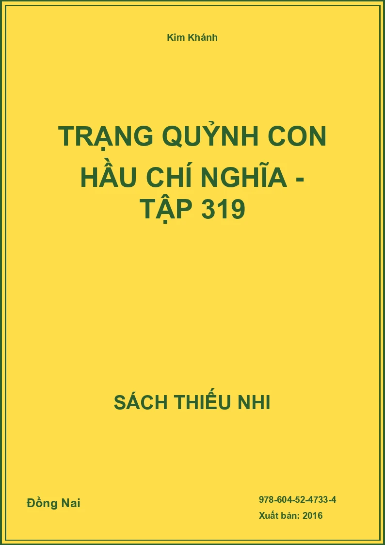 Trạng Quỷnh Con Hầu Chí Nghĩa - Tập 319