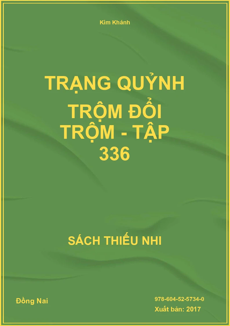 Trạng Quỷnh Trộm Đổi Trộm - Tập 336
