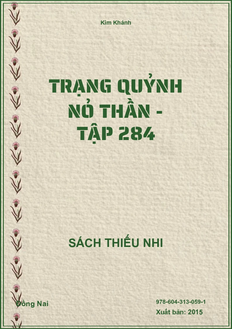 Trạng Quỷnh Nỏ Thần - Tập 284
