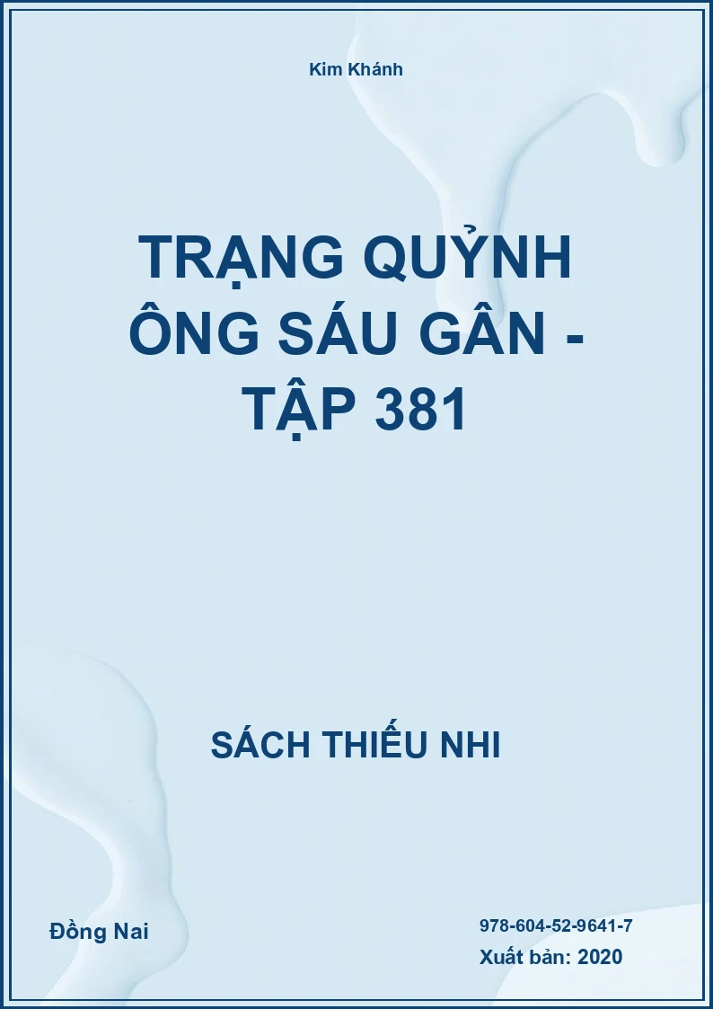 Trạng Quỷnh Ông Sáu Gân - Tập 381