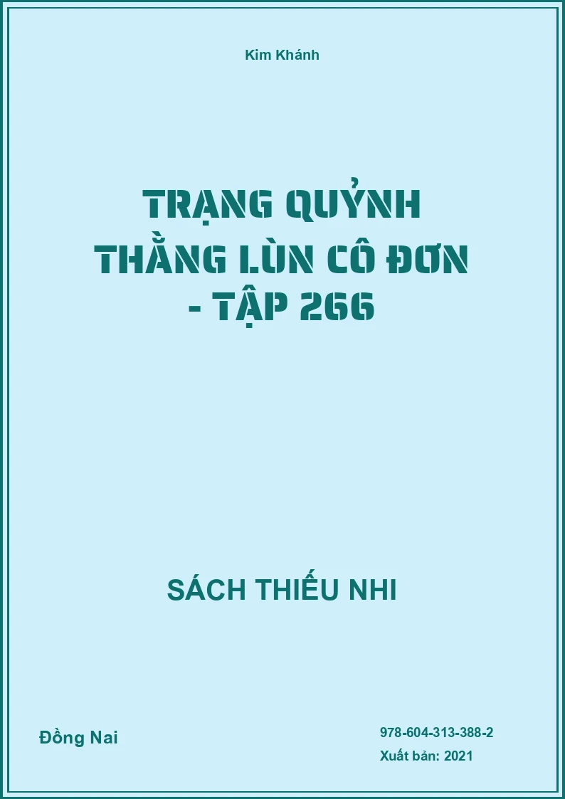 Trạng Quỷnh Thằng Lùn Cô Đơn - Tập 266