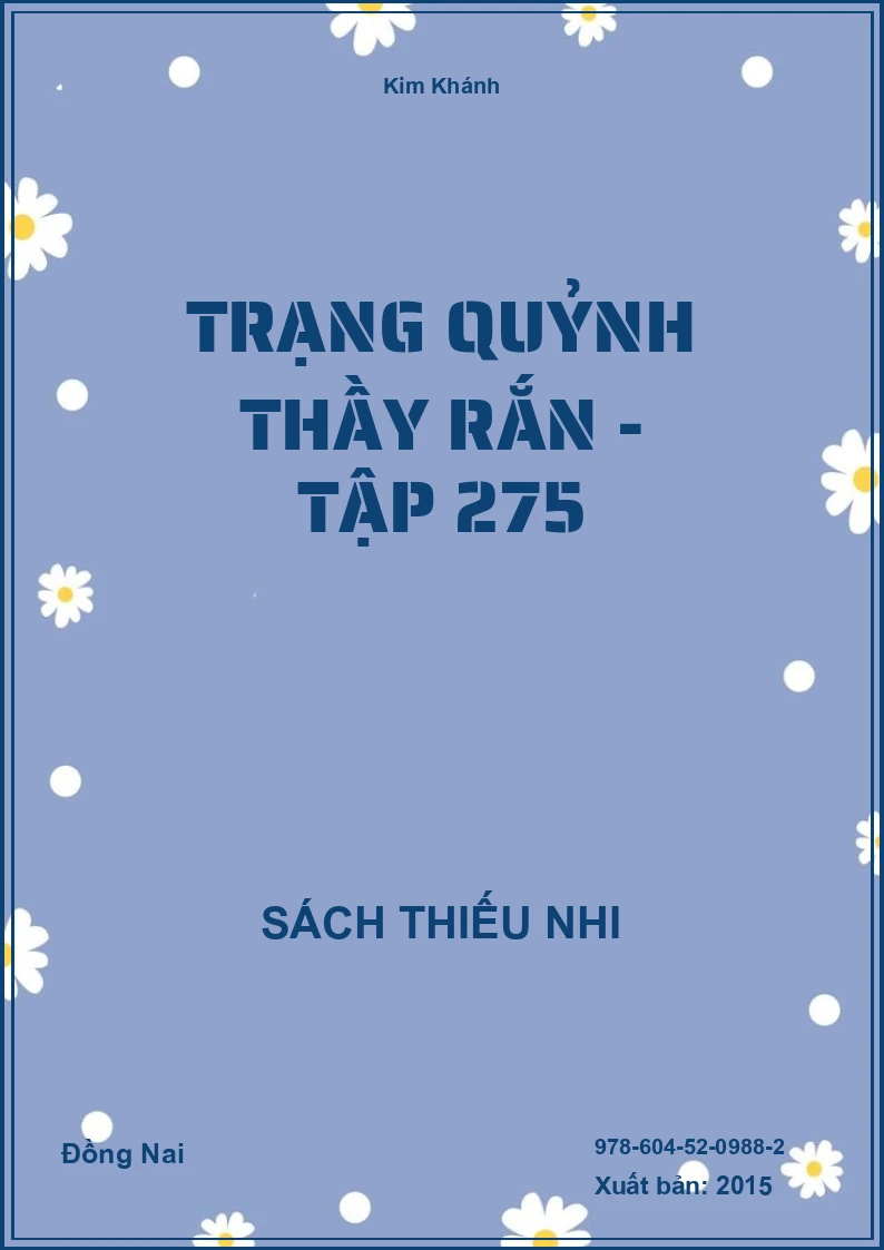 Trạng Quỷnh Thầy Rắn - Tập 275