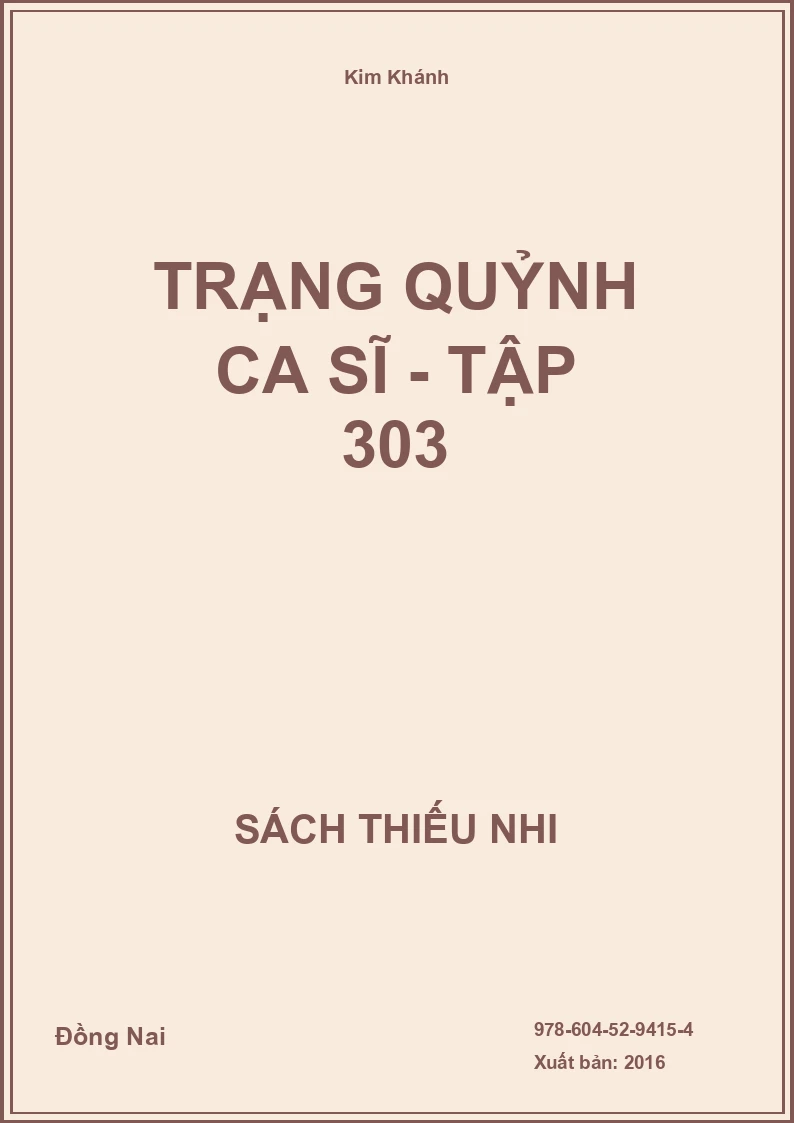 Trạng Quỷnh Ca Sĩ - Tập 303