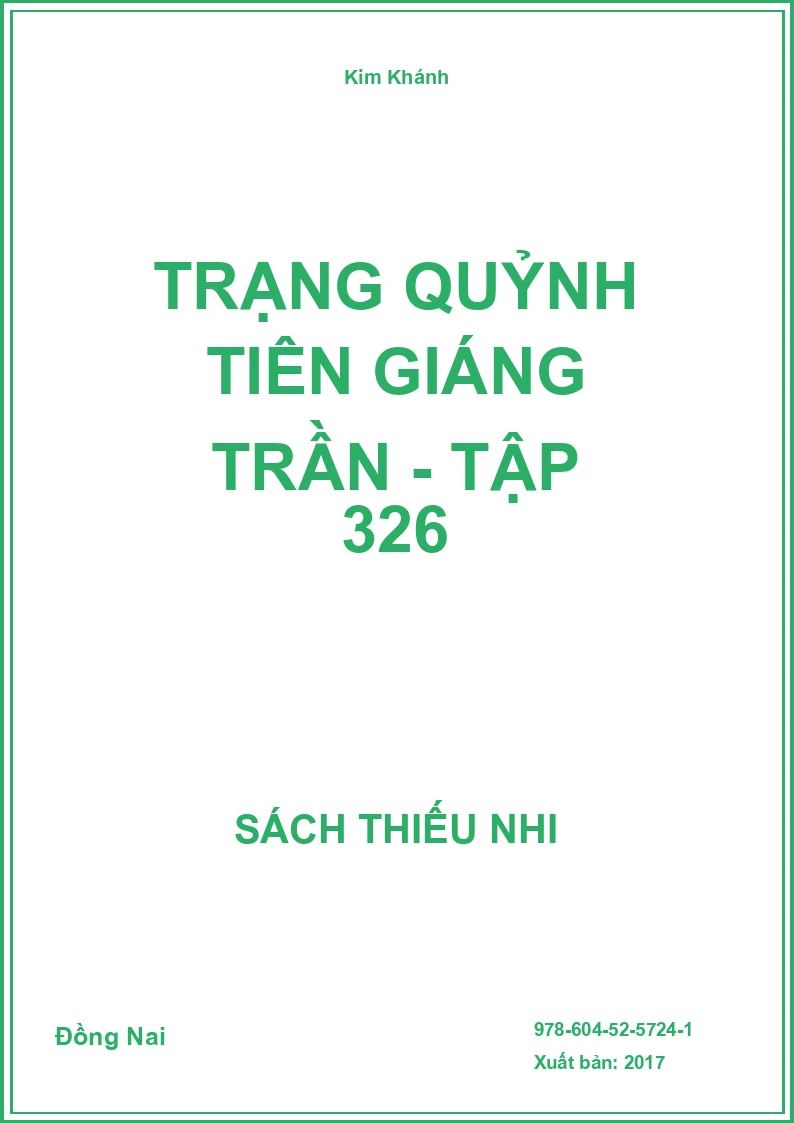 Trạng Quỷnh Tiên Giáng Trần - Tập 326