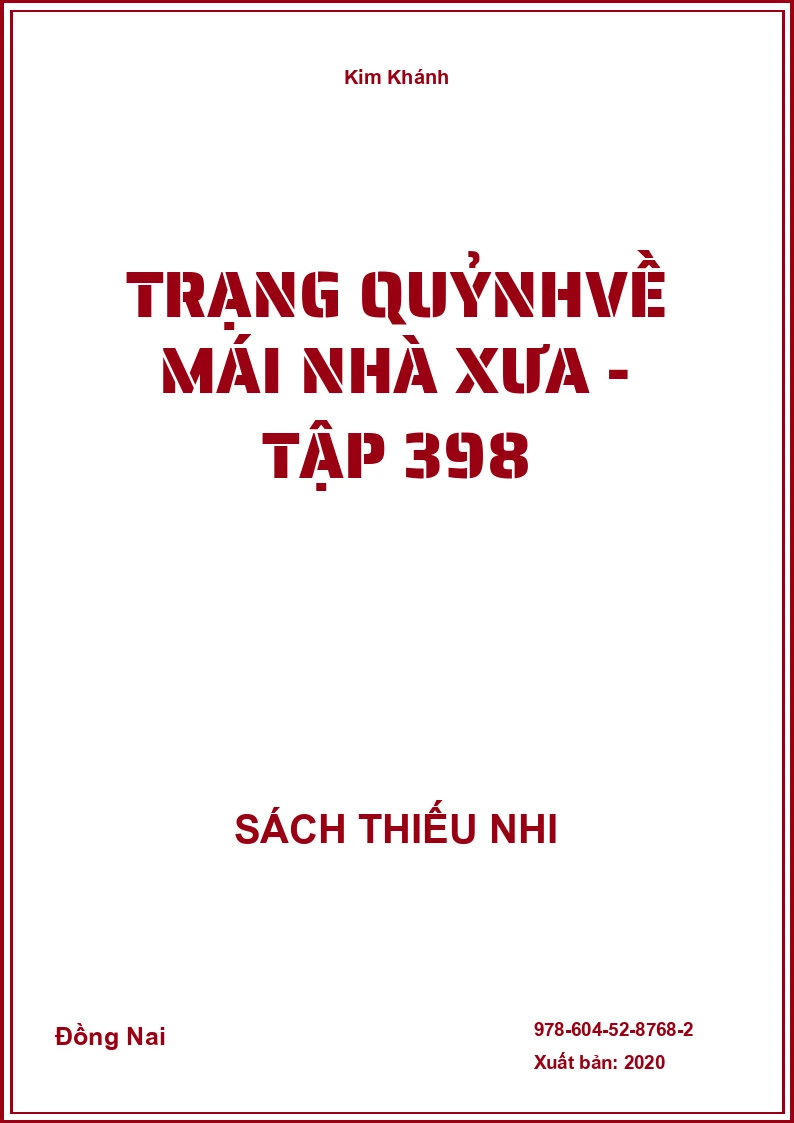 Trạng Quỷnh Về Mái Nhà Xưa - Tập 398