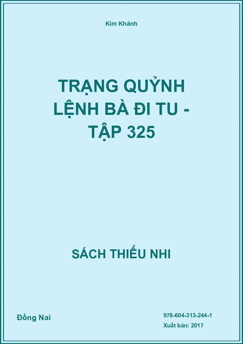 Trạng Quỷnh Lệnh Bà Đi Tu - Tập 325