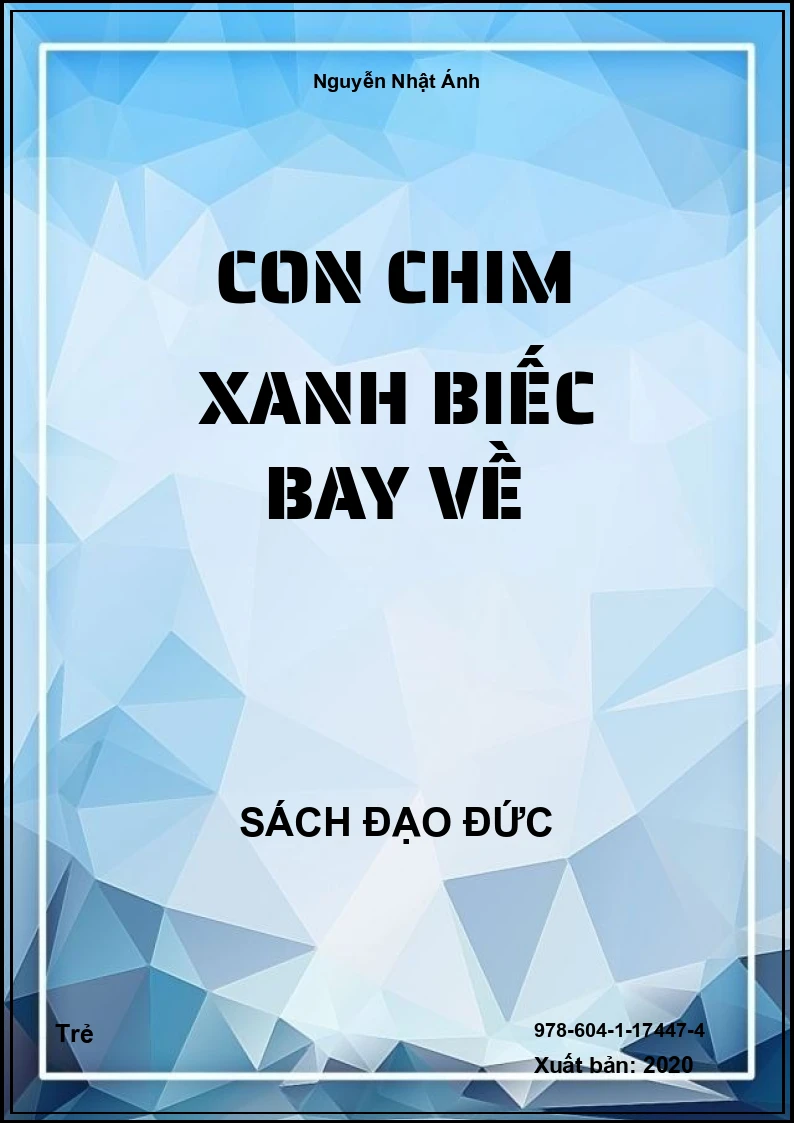 Con chim xanh biếc bay về