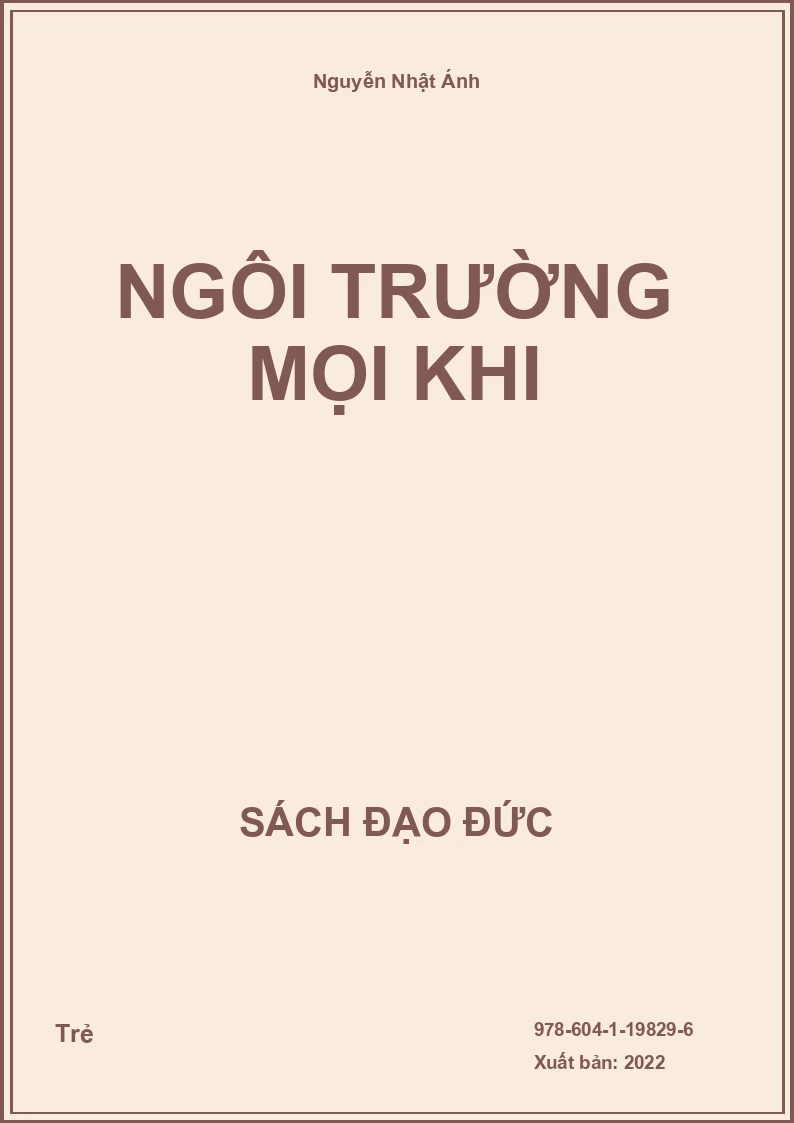 Ngôi trường mọi khi