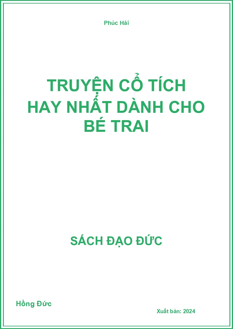 Truyện cổ tích hay nhất dành cho bé trai