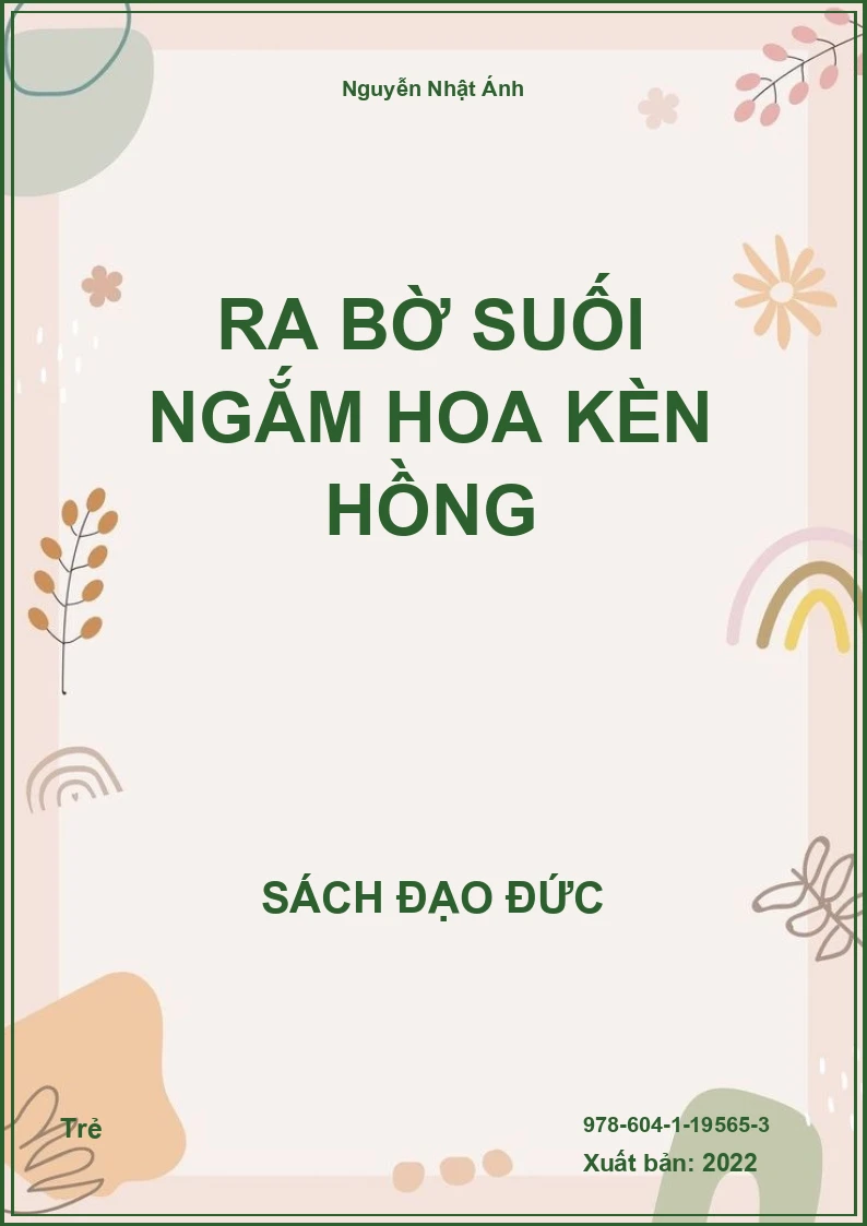 Ra bờ suối ngắm hoa kèn hồng