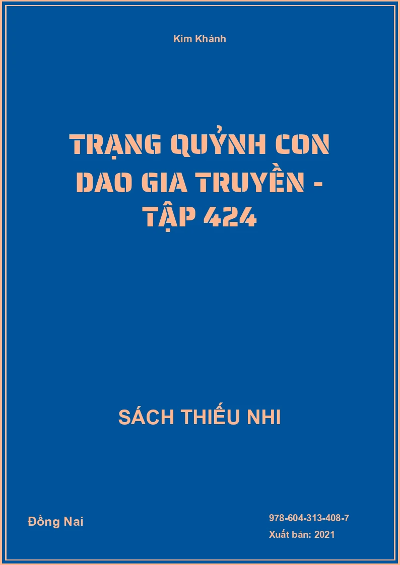 Trạng Quỷnh con dao gia truyền - Tập 424