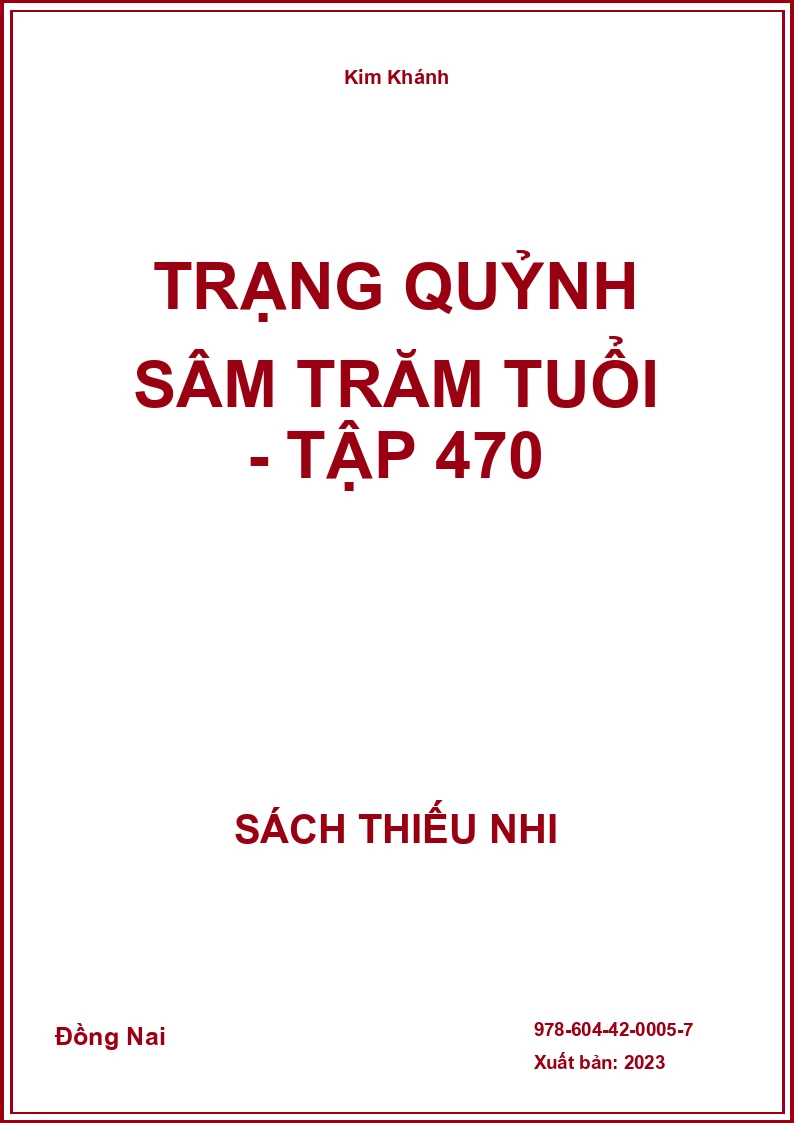 Trạng Quỷnh sâm trăm tuổi - Tập 470