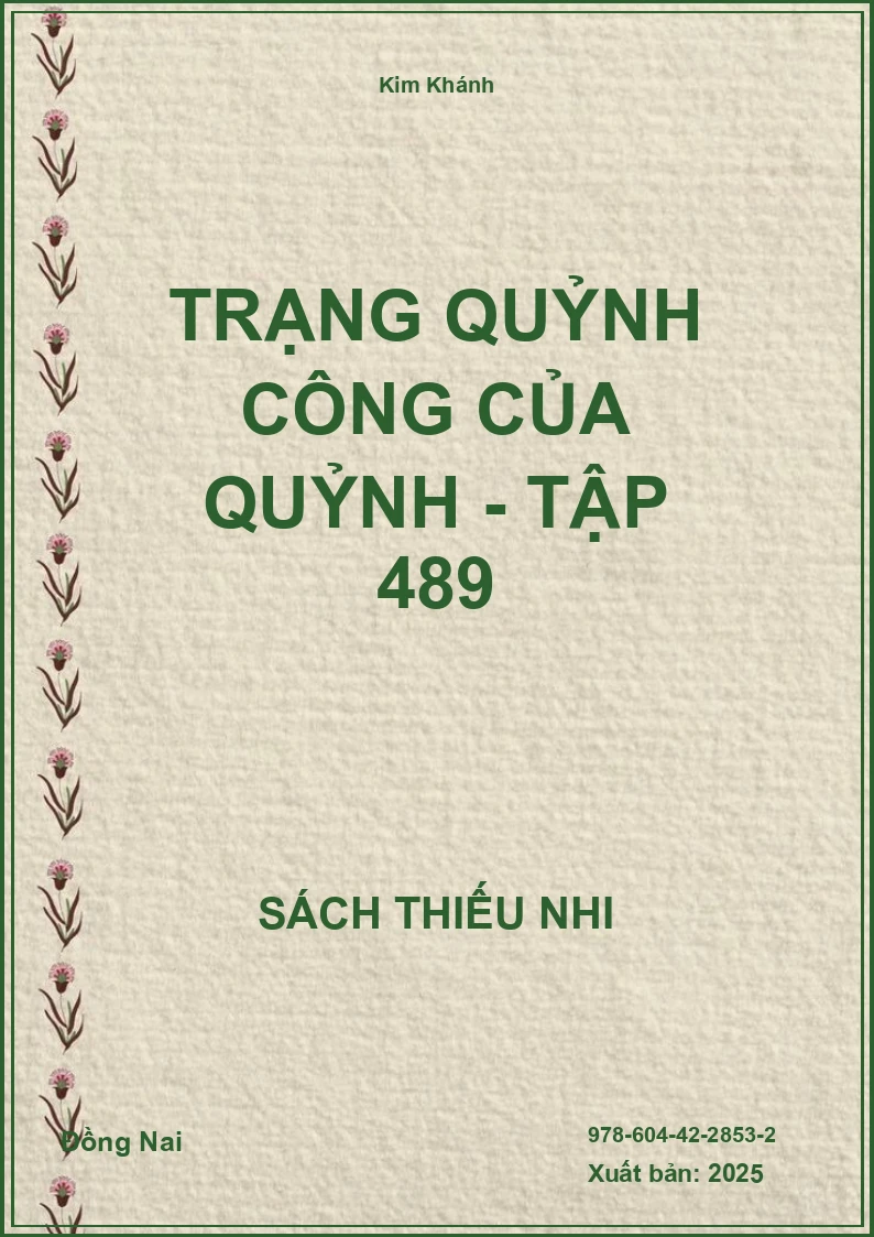 Trạng Quỷnh công của Quỷnh - Tập 489