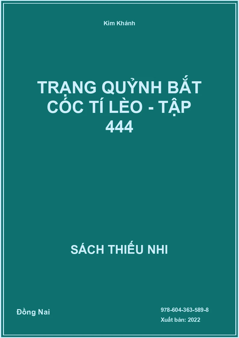 Trạng quỷnh bắt cóc tí lèo - tập 444