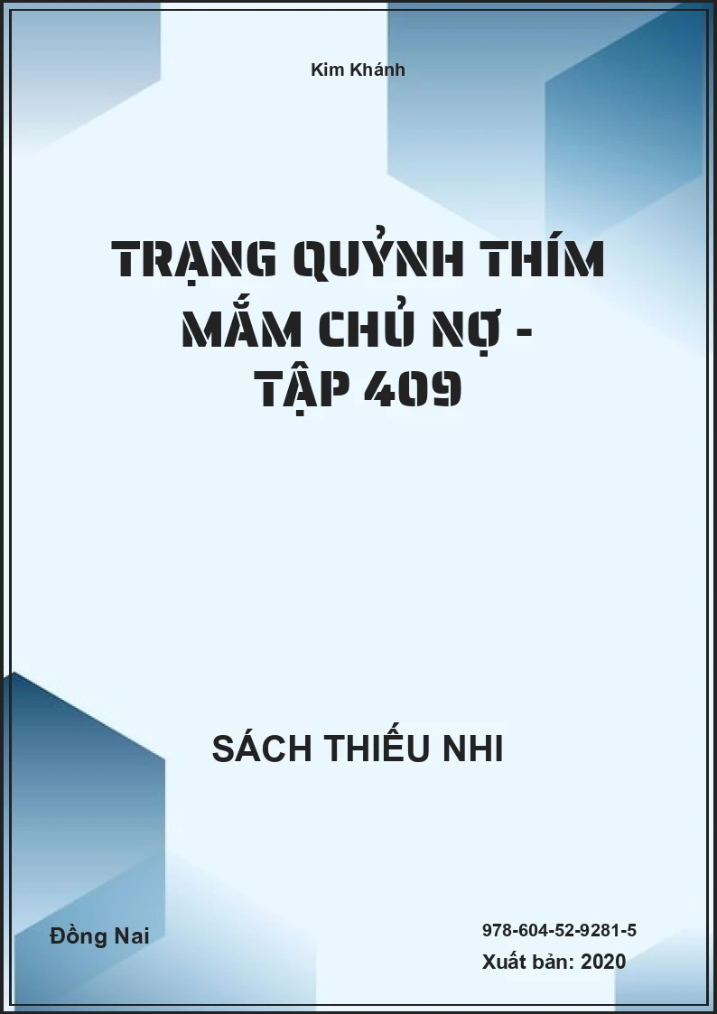 Trạng Quỷnh thím Mắm chủ nợ - Tập 409