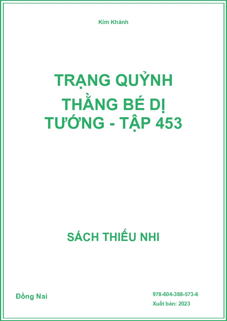 Trạng Quỷnh thằng bé dị tướng - Tập 453