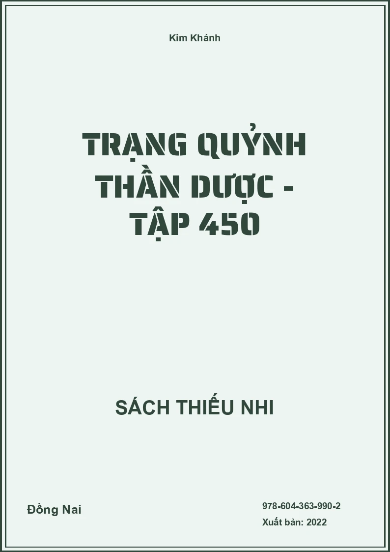 Trạng Quỷnh thần dược - Tập 450