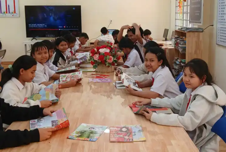 Lan Tỏa Văn Hóa Đọc Từ Tuần Lễ Học Tập Suốt Đời Ở Trường PTDTNT THCS Bình Long