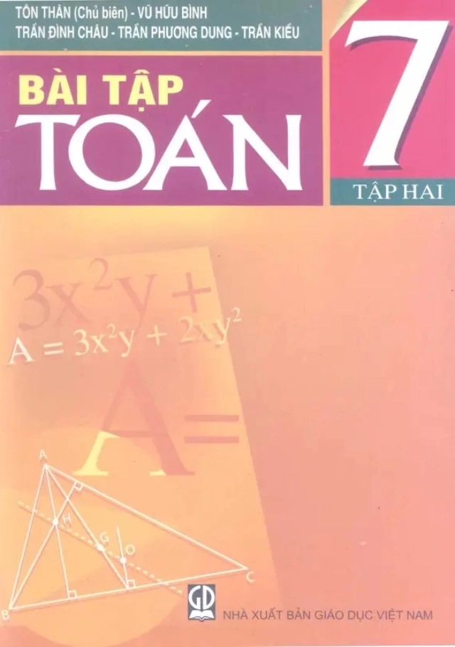 Bài tập Toán 7 - Tập 2