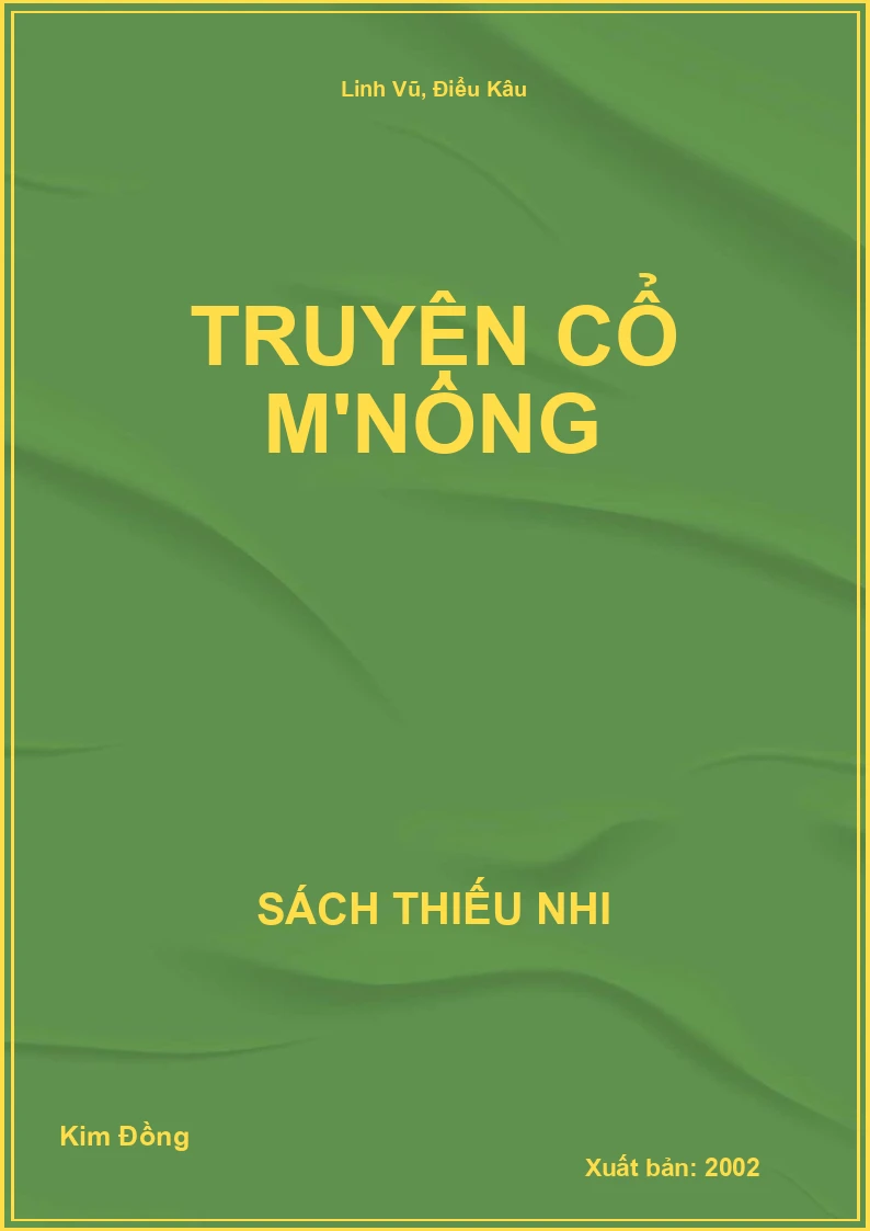 Truyện cổ M'nông