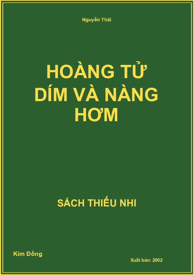 Hoàng tử Dím và nàng Thơm