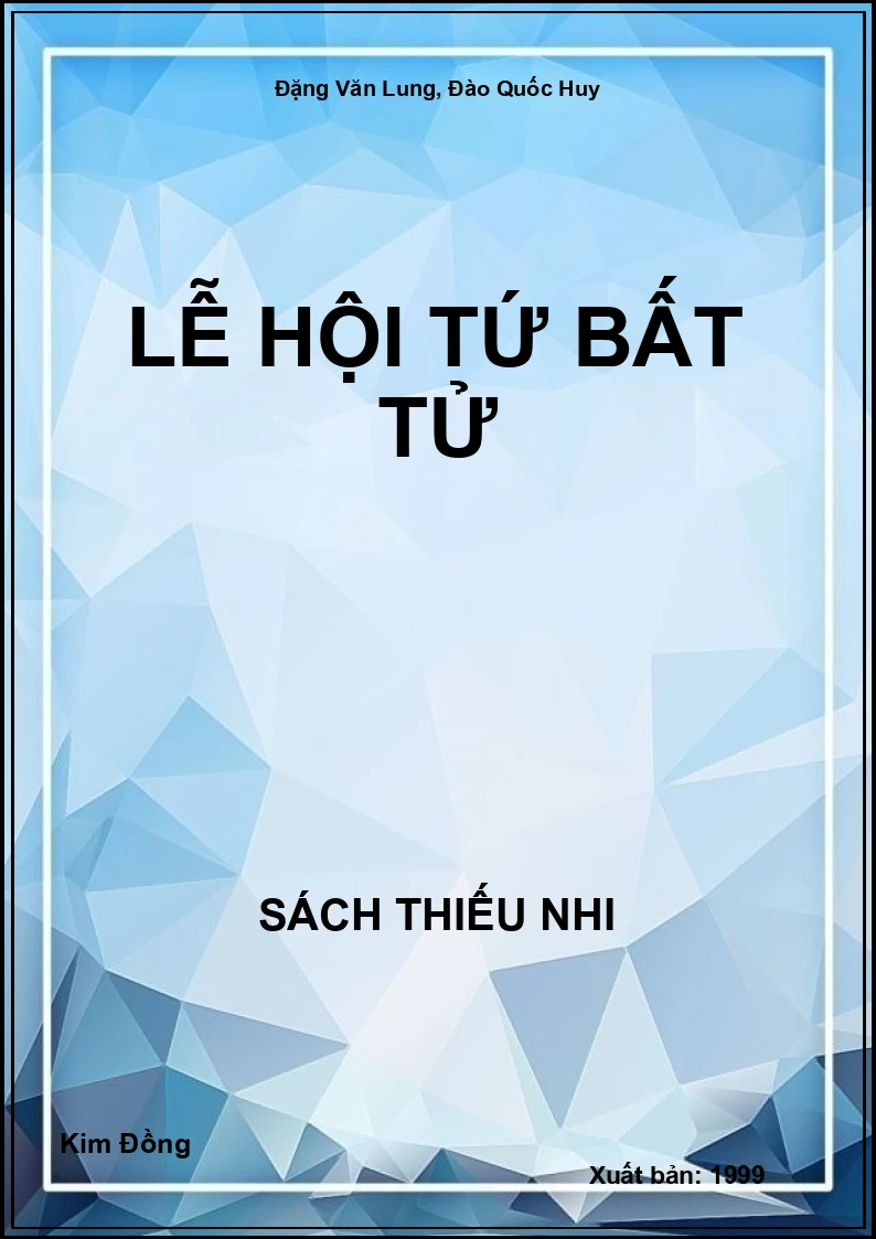 Lễ hội tứ bất tử